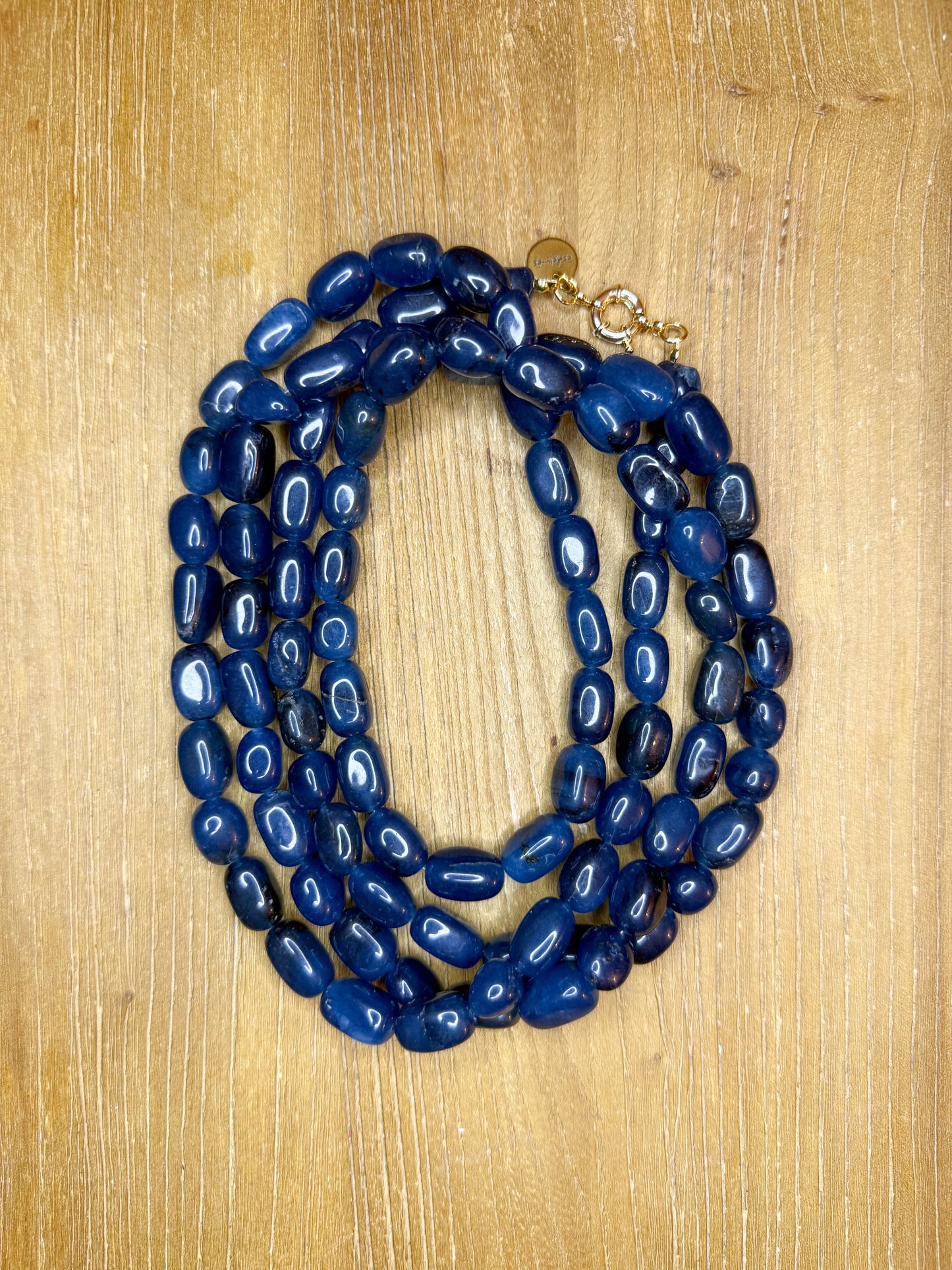 Collar Maxi Azul Añil
