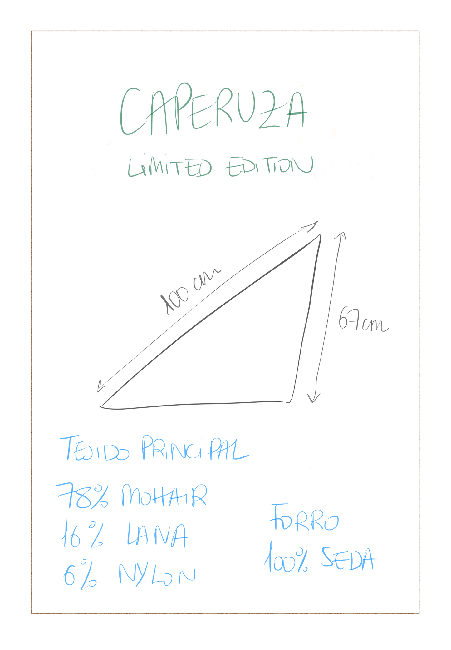 Caperuza Mohair y Seda Chartreuse - Limited Edition