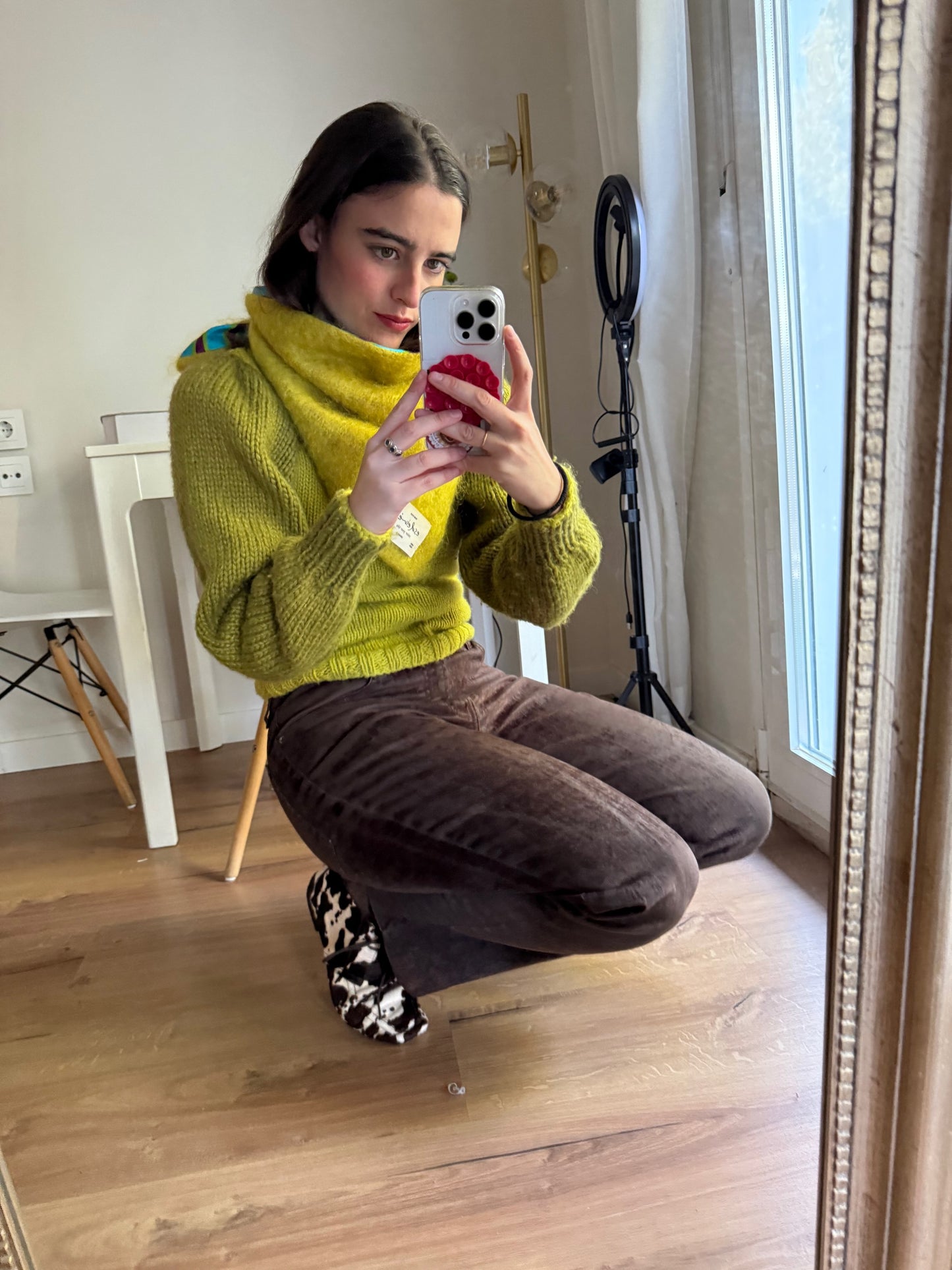 Caperuza Mohair y Seda Chartreuse - Limited Edition