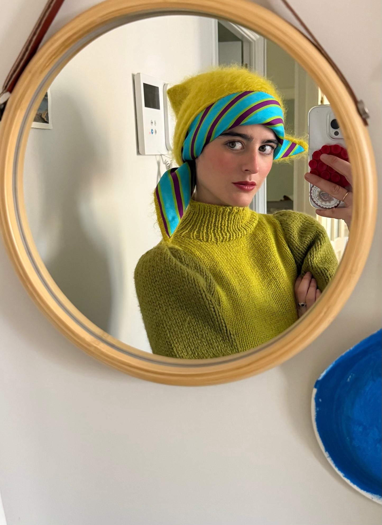 Caperuza Mohair y Seda Chartreuse - Limited Edition