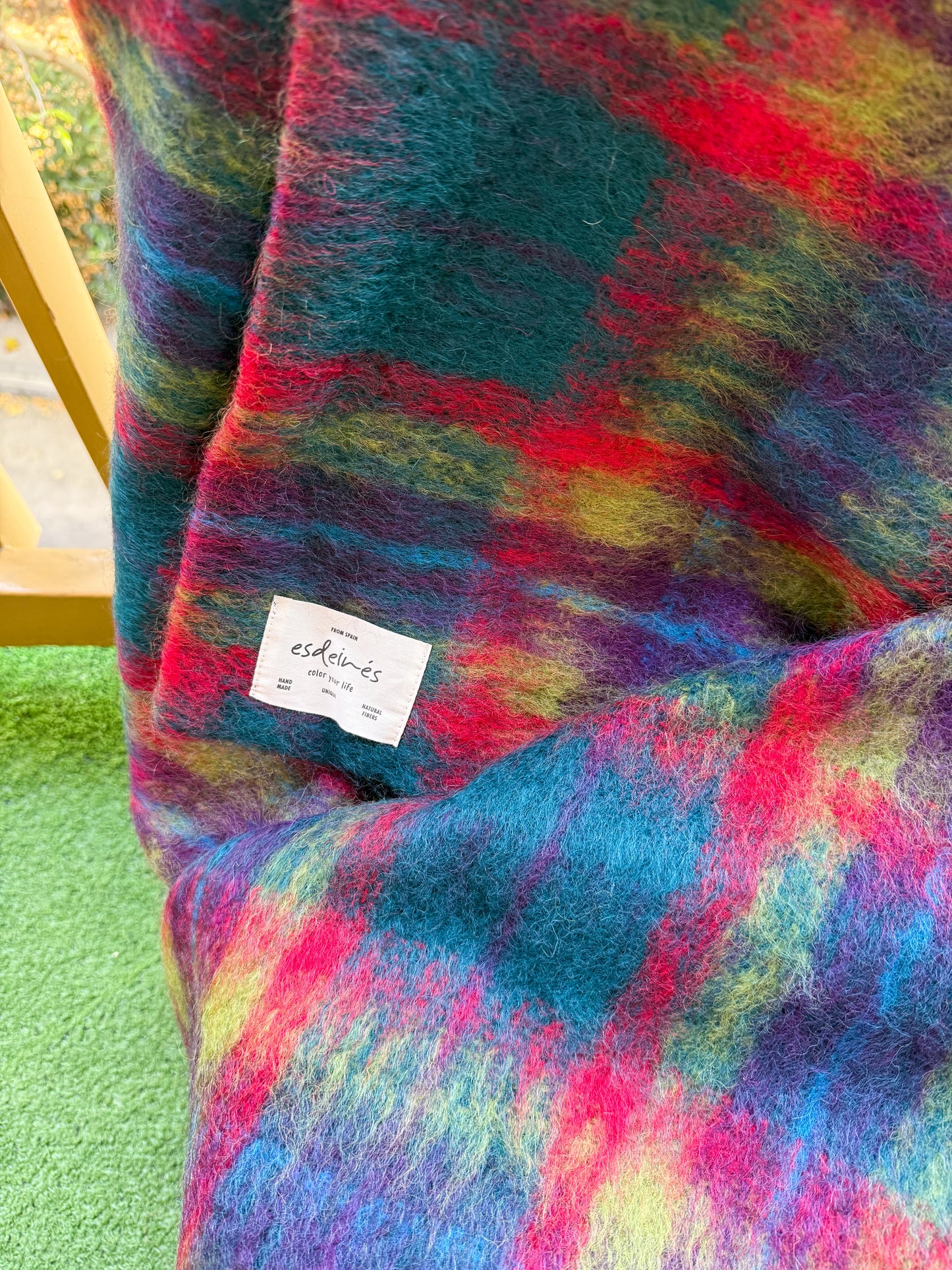 Caperuza Mohair y Seda Azul - Limited Edition