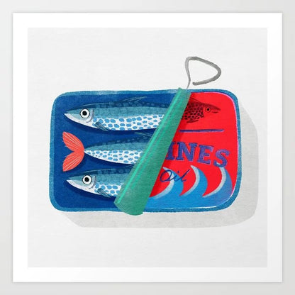 Collar Sardines porcelana artesanal pintada a mano — detalle 6 | esdeinés