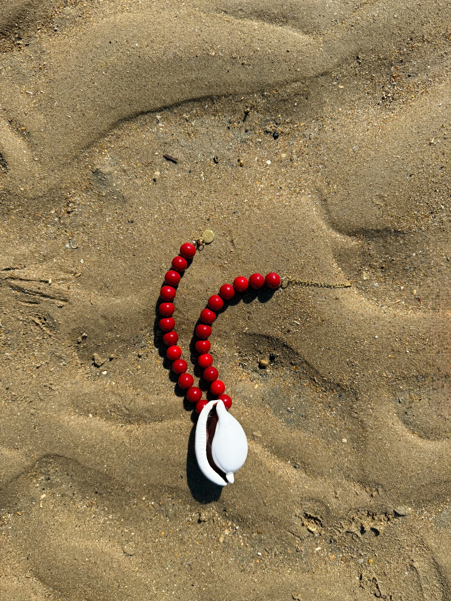 Collar Big Shell concha grande artesanal hecho a mano | esdeinés