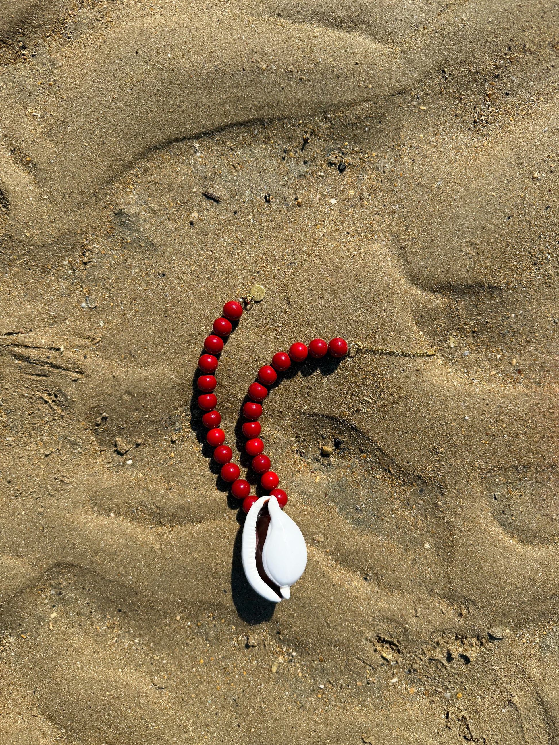 Collar Big Shell concha grande artesanal hecho a mano | esdeinés