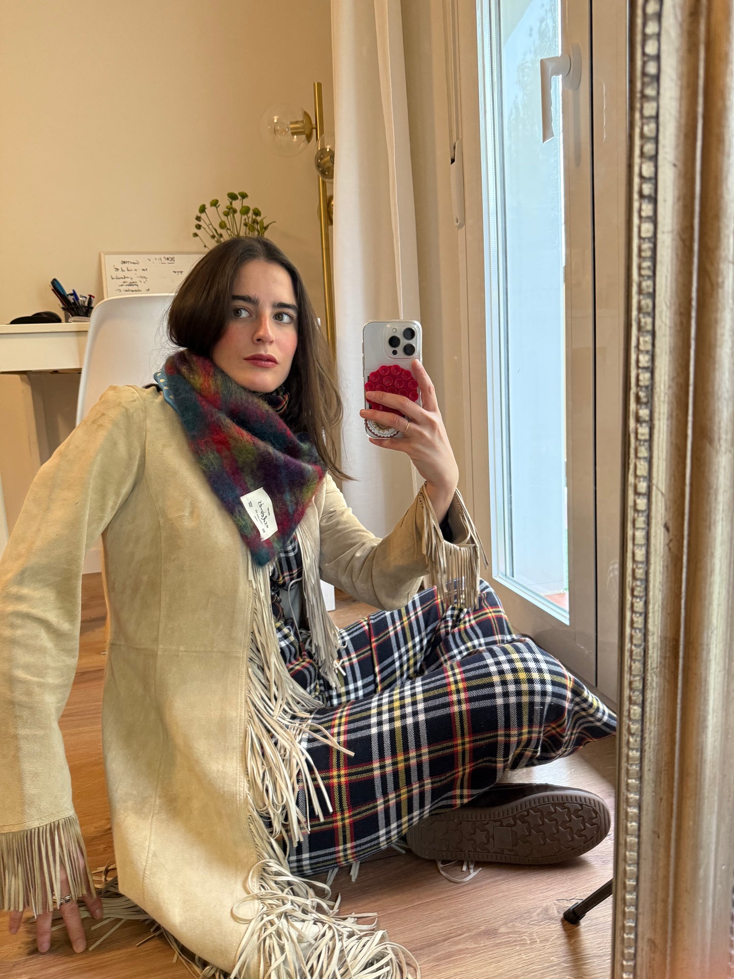 Caperuza mohair y seda azul edición limitada hecha a mano — detalle 5 | esdeinés