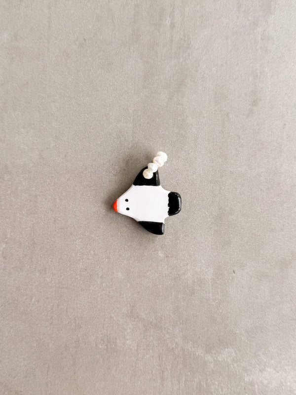 Charm gaviota artesanal de porcelana fría pintada a mano | esdeinés