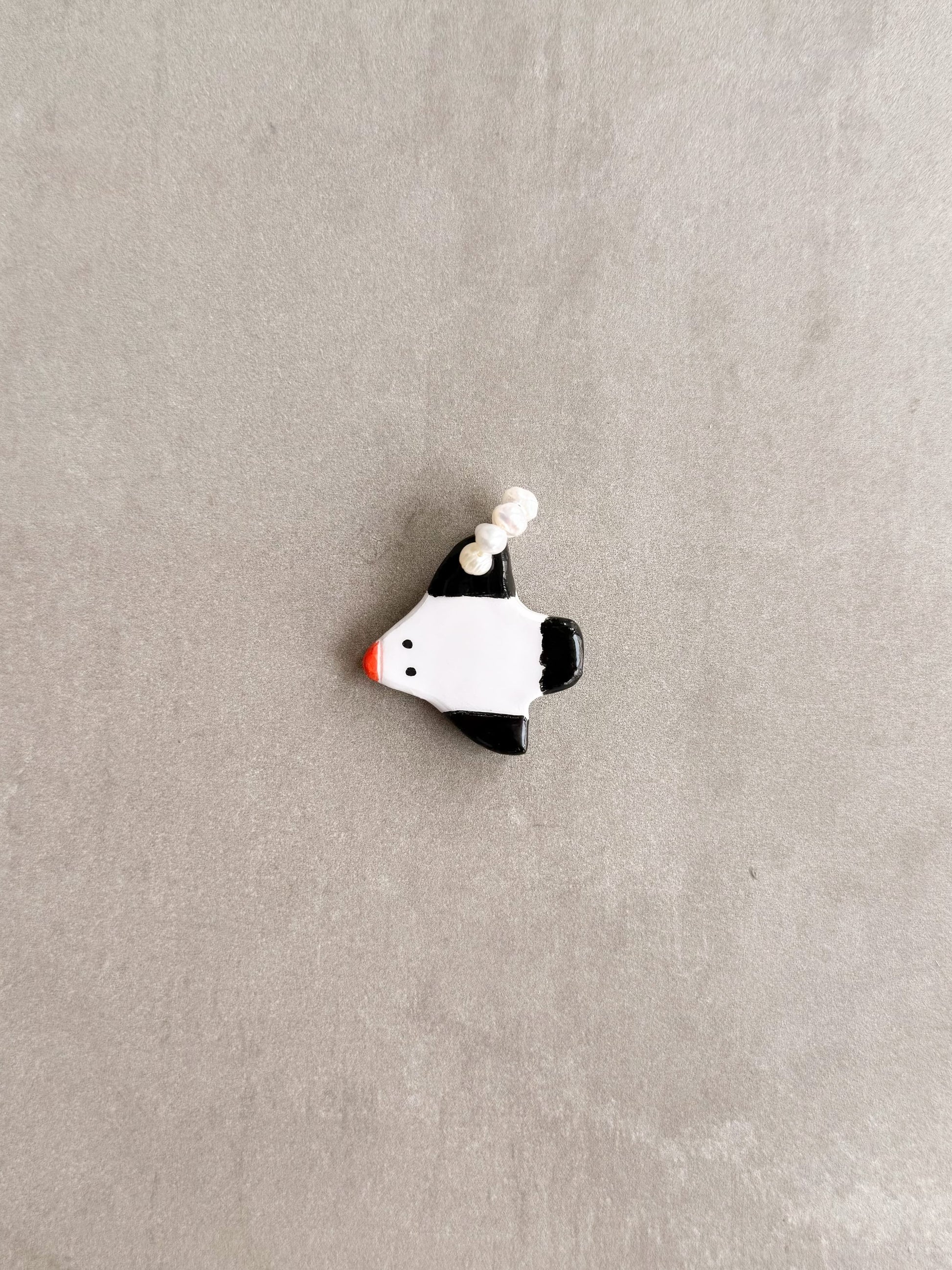 Charm gaviota artesanal de porcelana fría pintada a mano | esdeinés