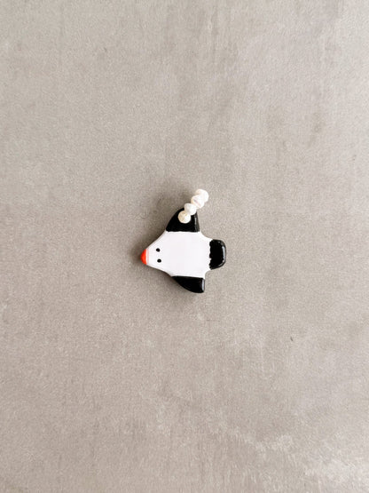 Charm gaviota artesanal de porcelana fría pintada a mano | esdeinés