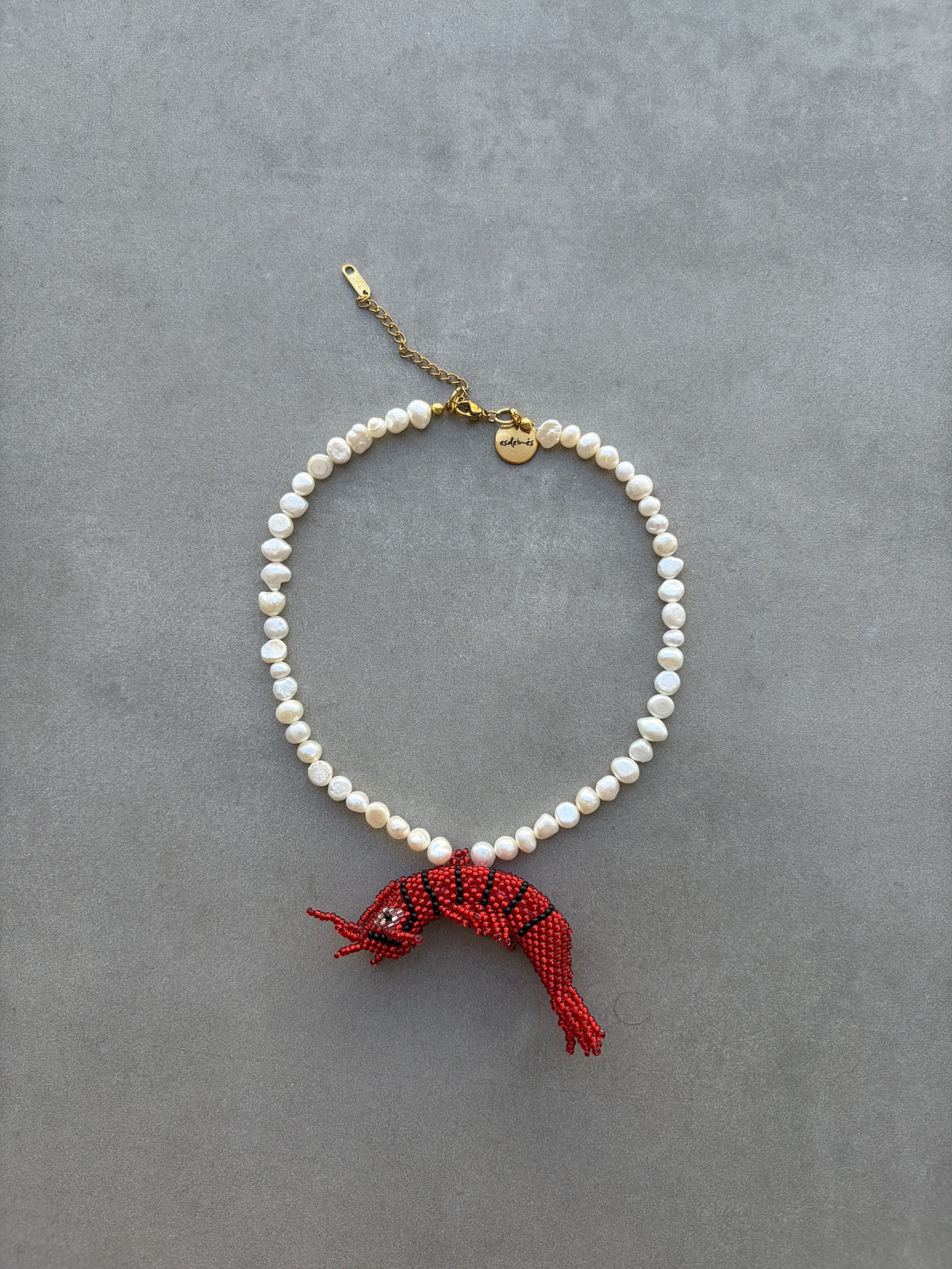 Collar Gambón perlas de agua dulce artesanal | esdeinés