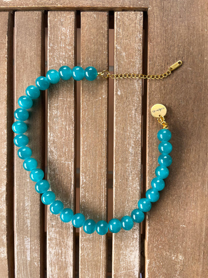 Gargantilla choker cristal artesanal ajustable — detalle 5 | esdeinés