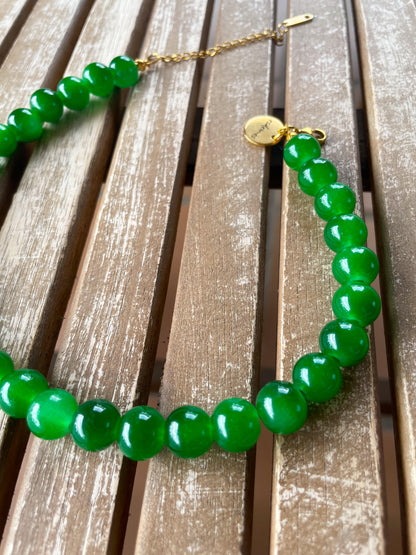 Gargantilla choker cristal artesanal ajustable — detalle 4 | esdeinés