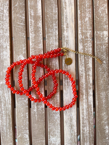 Collar largo cristal multiposición artesanal — detalle 7 | esdeinés