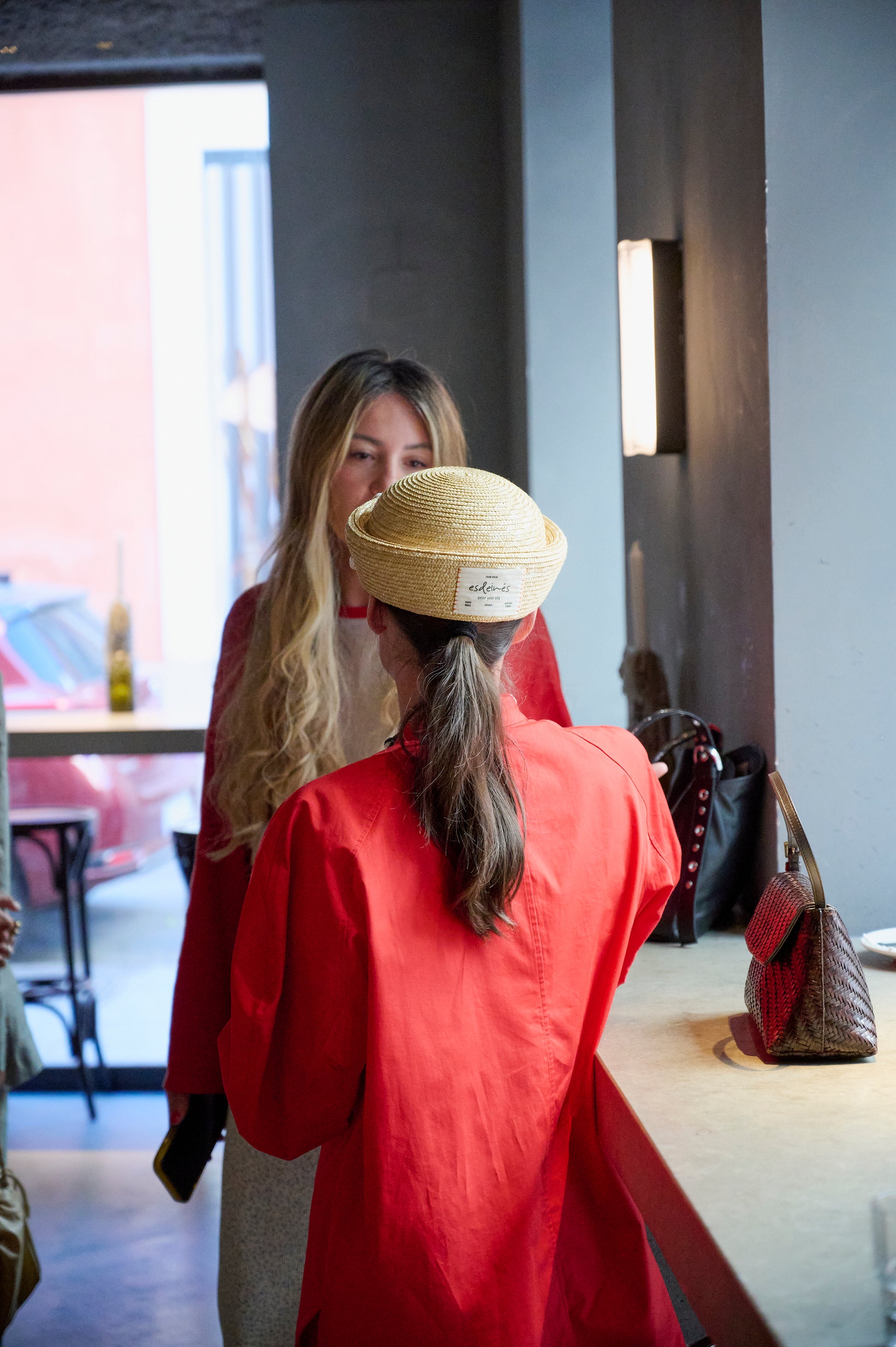 Casquete Palma Caracolas artesanal estilo editorial | esdeinés